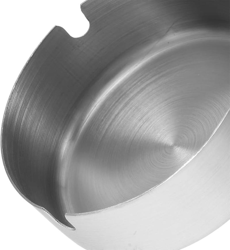 Thickened 10Cm Stainless Steel Smokeless Ashtray for Indoor Outdoor Home Office Patio - Image 3